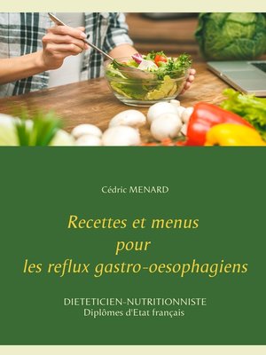 cover image of Recettes et menus pour les reflux gastro-oesophagiens